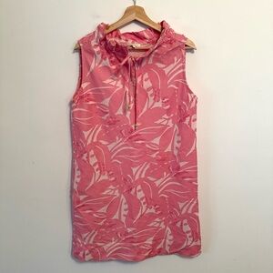 Ann Mashburn Pink Floral Mini Emilia Dress XS